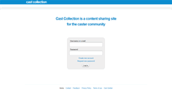 Desktop Screenshot of cast-collection.com